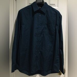 George Men's Dark Blue Dress Shirt